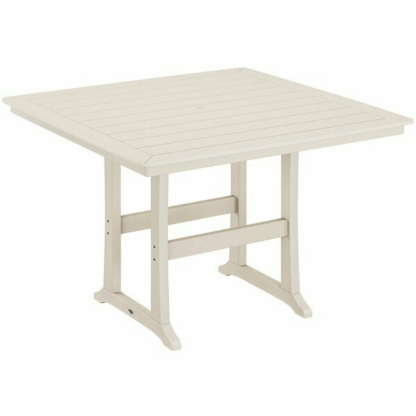 Polywood Nautical Trestle 59'' Sand Bar Height Table 633PLB85T2SA